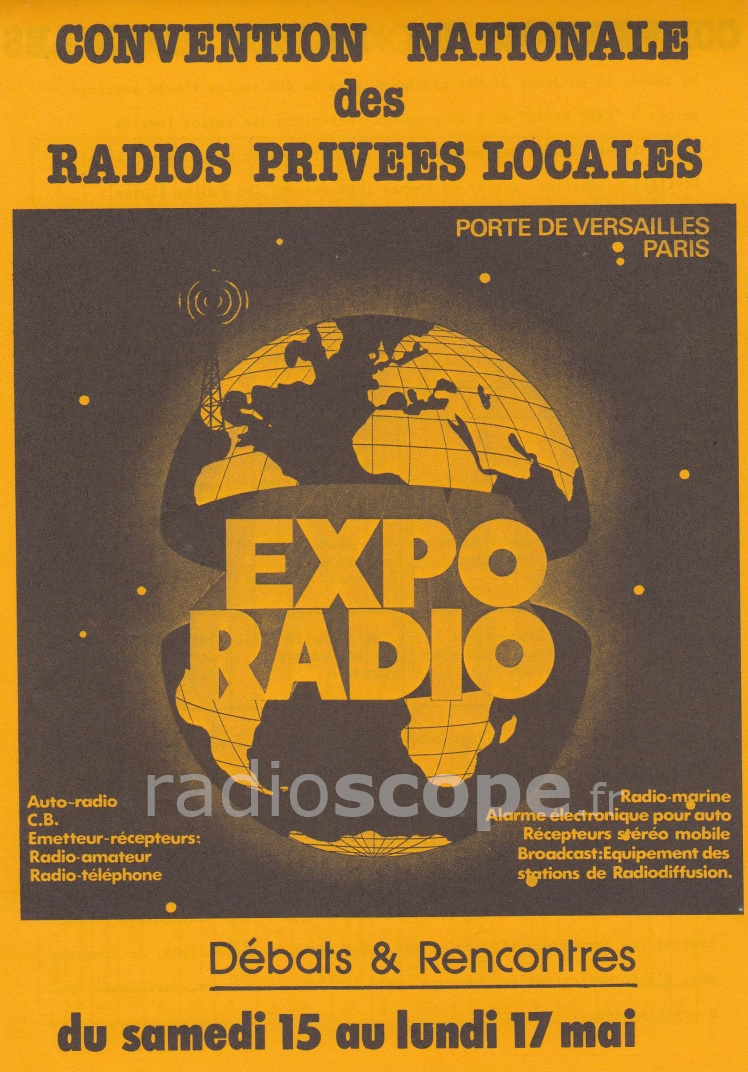 RadioScope - Anciennes grilles - 1981, 40 ans de radios libres - Expo ...